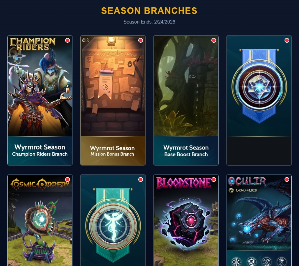 Seasonal Planner Tool Preview